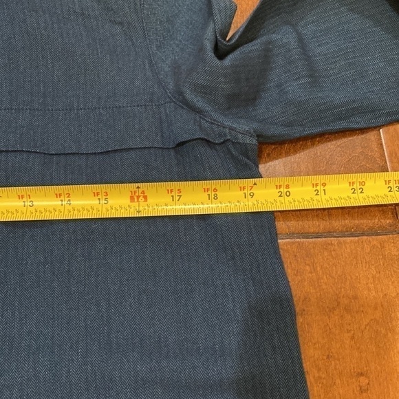 Madewell Blue Button Front Tunic Top - Picture 5 of 7